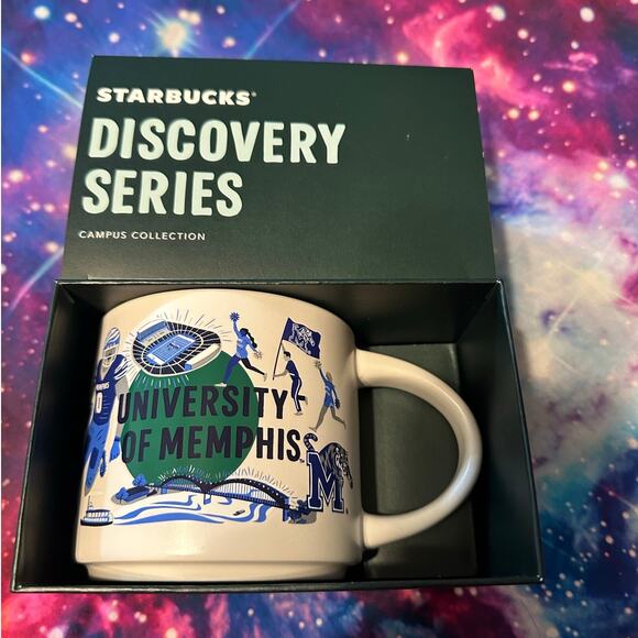 University of Memphis 14oz Discovery Series Starbucks mug - Picture 1 of 5